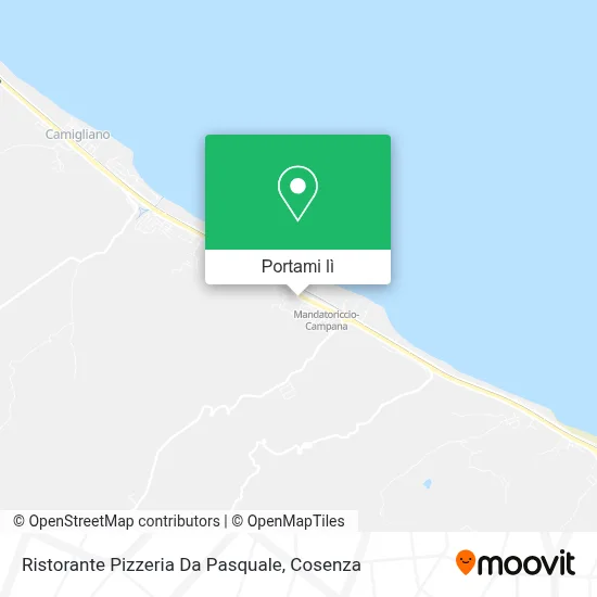 Mappa Ristorante Pizzeria Da Pasquale