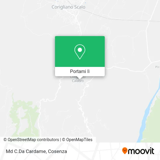 Mappa Md C.Da Cardame
