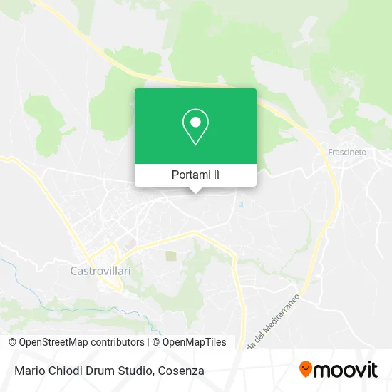 Mappa Mario Chiodi Drum Studio
