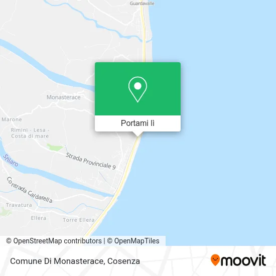 Mappa Comune Di Monasterace