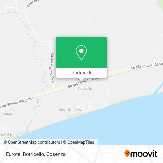 Mappa Eurotel Botricello
