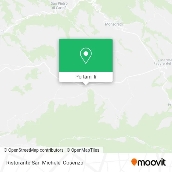 Mappa Ristorante San Michele