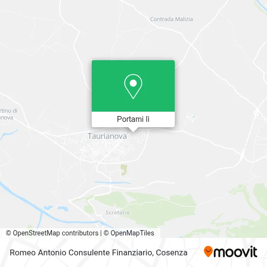 Mappa Romeo Antonio Consulente Finanziario