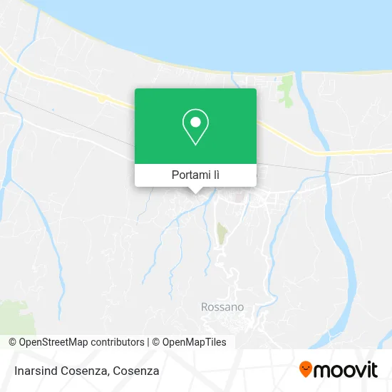 Mappa Inarsind Cosenza