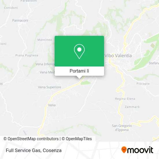 Mappa Full Service Gas