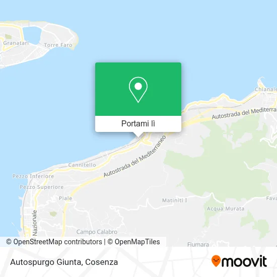 Mappa Autospurgo Giunta