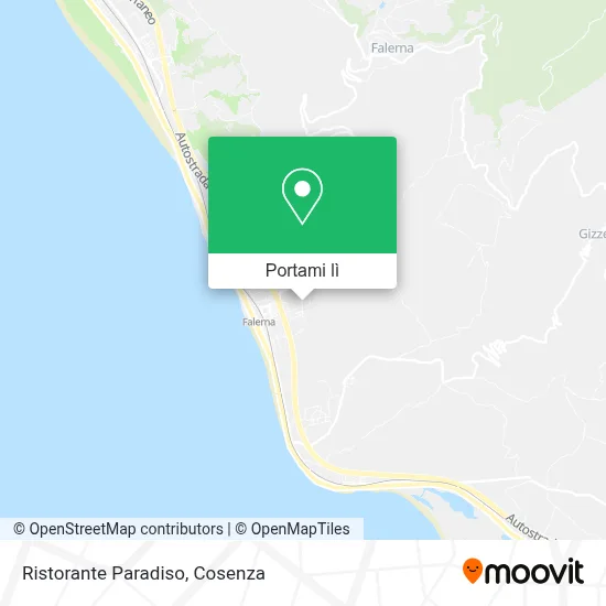 Mappa Ristorante Paradiso