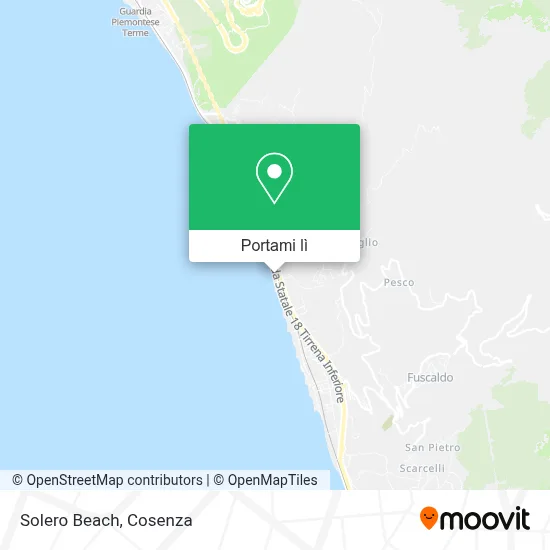 Mappa Solero Beach