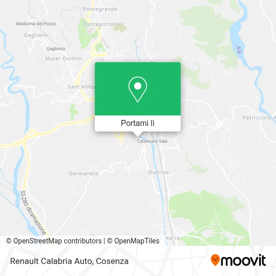 Mappa Renault Calabria Auto