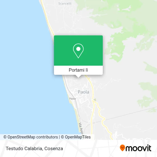 Mappa Testudo Calabria