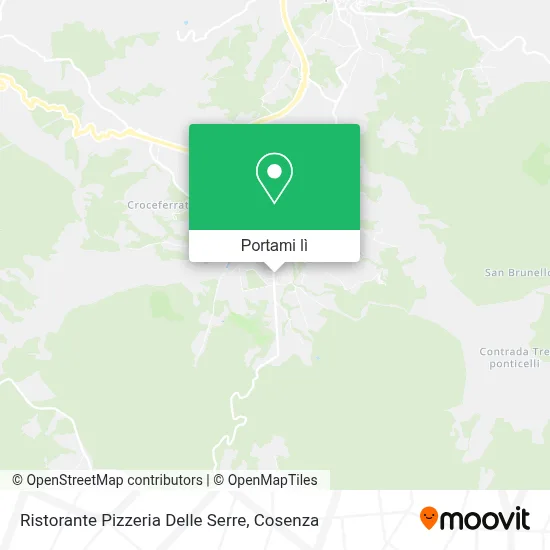 Mappa Ristorante Pizzeria Delle Serre