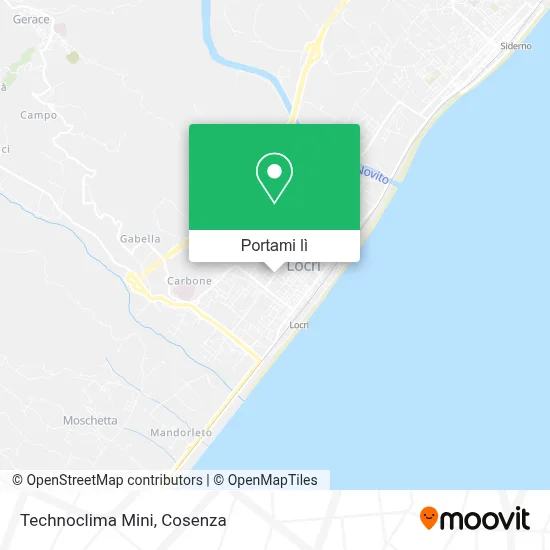 Mappa Technoclima Mini