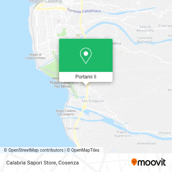Mappa Calabria Sapori Store