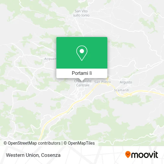 Mappa Western Union