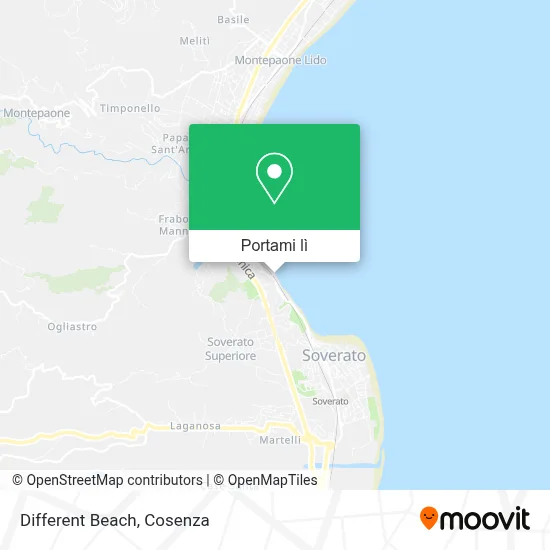 Mappa Different Beach