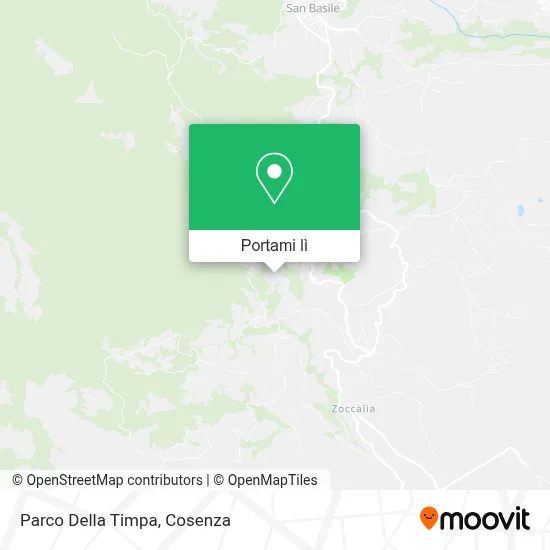 Mappa Parco Della Timpa