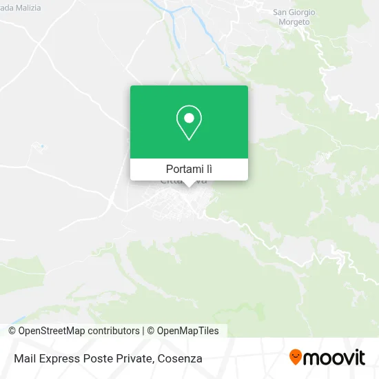 Mappa Mail Express Poste Private