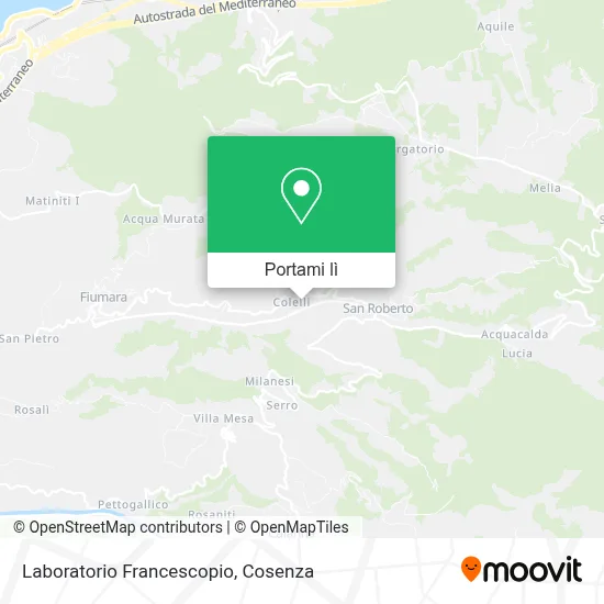 Mappa Laboratorio Francescopio