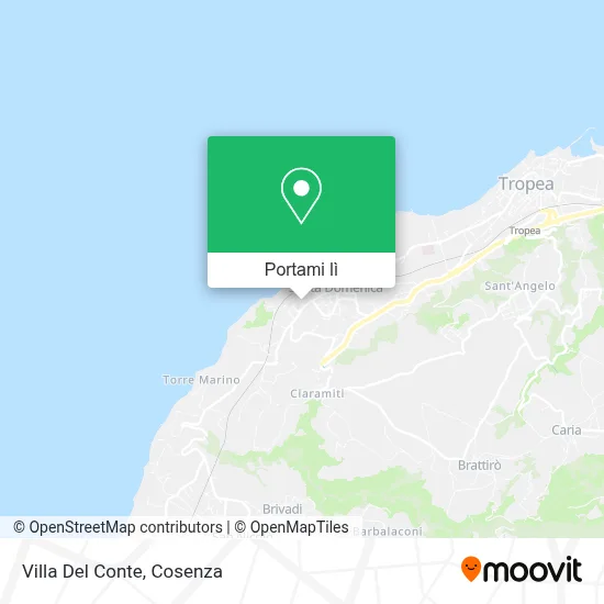 Mappa Villa Del Conte