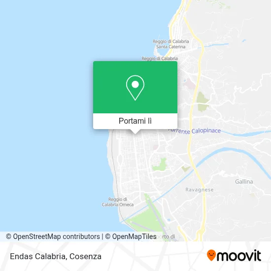 Mappa Endas Calabria