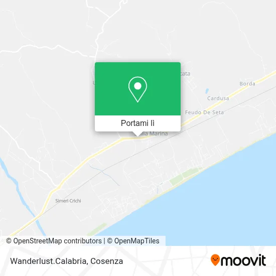 Mappa Wanderlust.Calabria