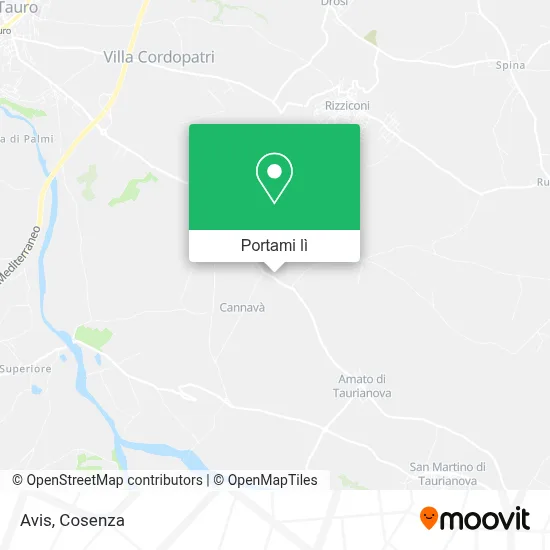 Mappa Avis