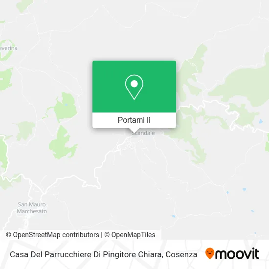 Mappa Casa Del Parrucchiere Di Pingitore Chiara