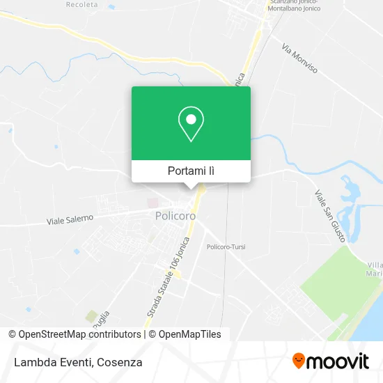 Mappa Lambda Eventi