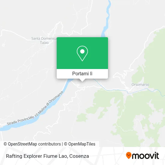 Mappa Rafting Explorer Fiume Lao