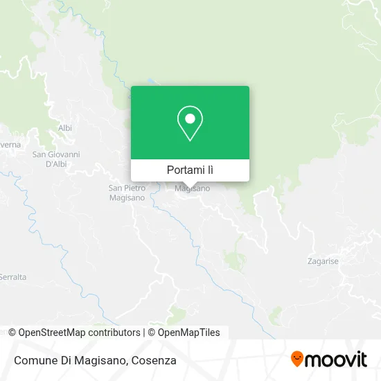 Mappa Comune Di Magisano