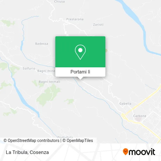 Mappa La Tribula