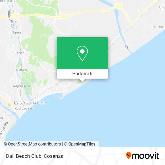 Mappa Dali Beach Club