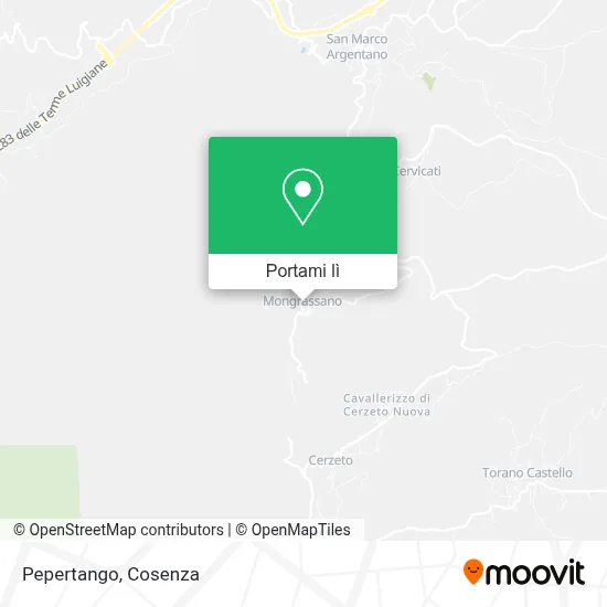 Mappa Pepertango