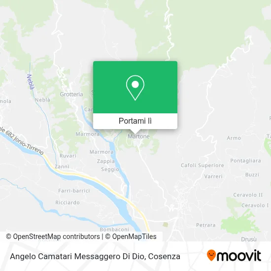 Mappa Angelo Camatari Messaggero Di Dio
