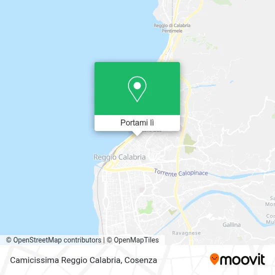 Mappa Camicissima Reggio Calabria