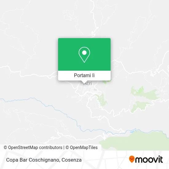 Mappa Copa Bar Coschignano