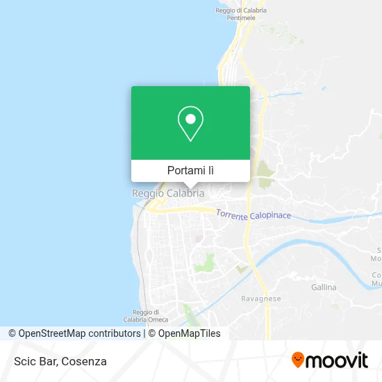 Mappa Scic Bar