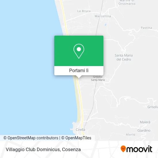 Mappa Villaggio Club Dominicus