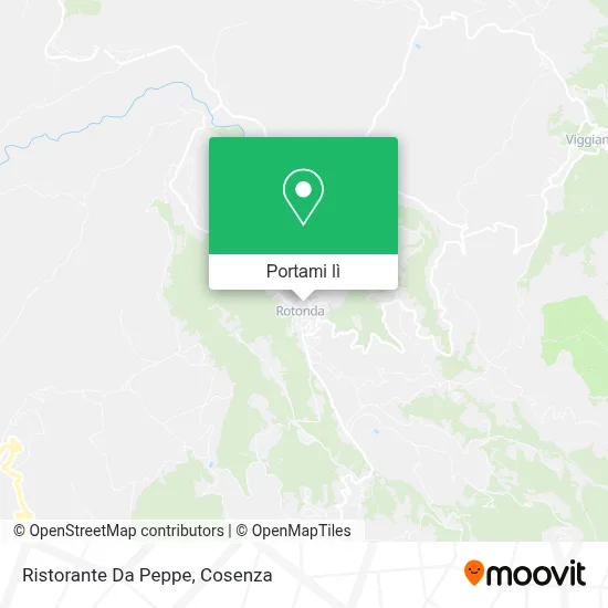 Mappa Ristorante Da Peppe