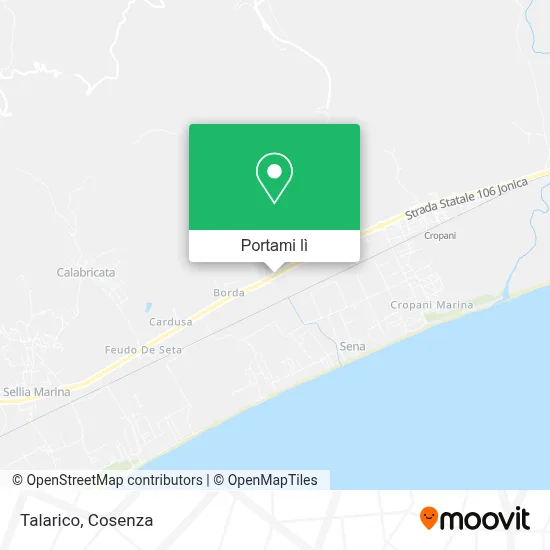 Mappa Talarico