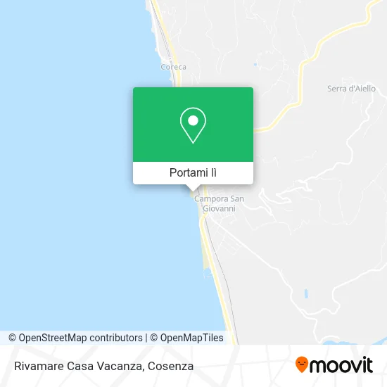 Mappa Rivamare Casa Vacanza
