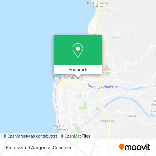 Mappa Ristorante L'Aragosta