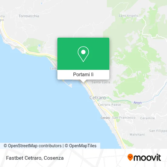 Mappa Fastbet Cetraro
