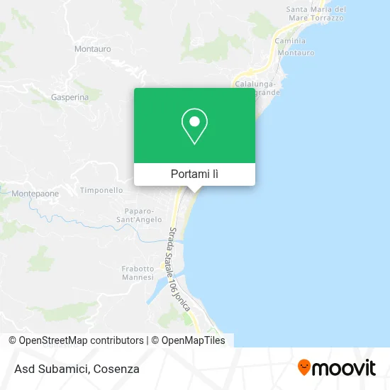 Mappa Asd Subamici