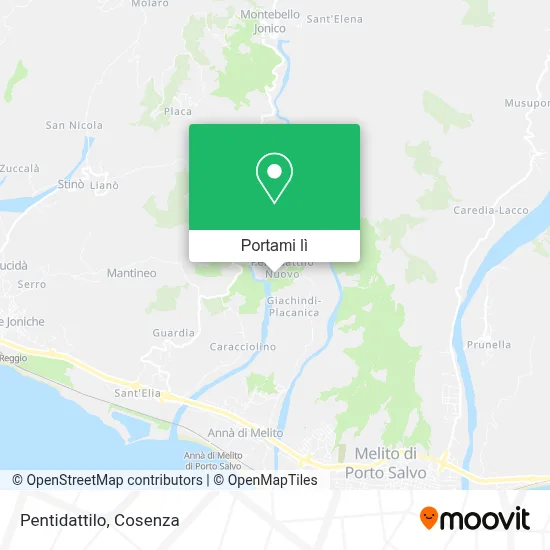 Mappa Pentidattilo