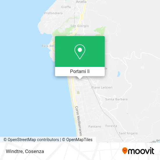 Mappa Windtre