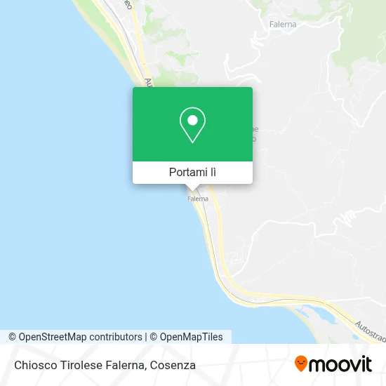 Mappa Chiosco Tirolese Falerna