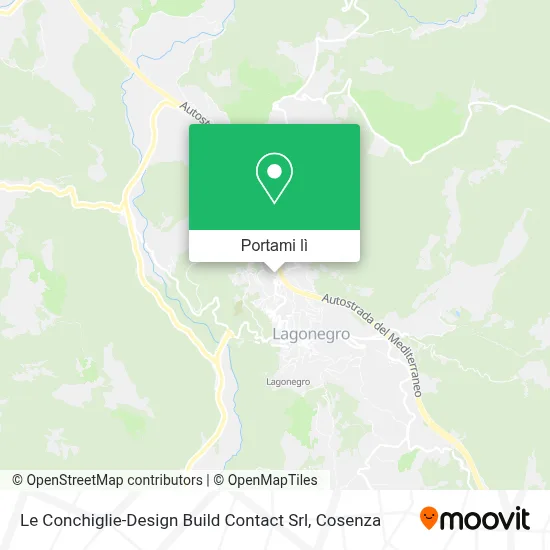 Mappa Le Conchiglie-Design Build Contact Srl
