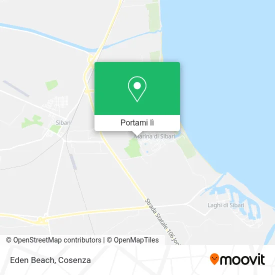 Mappa Eden Beach