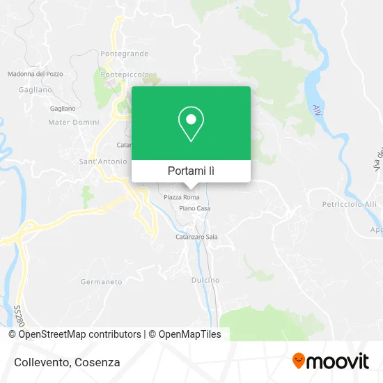 Mappa Collevento